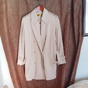 Donna Karan Classic Cream Trench Coat